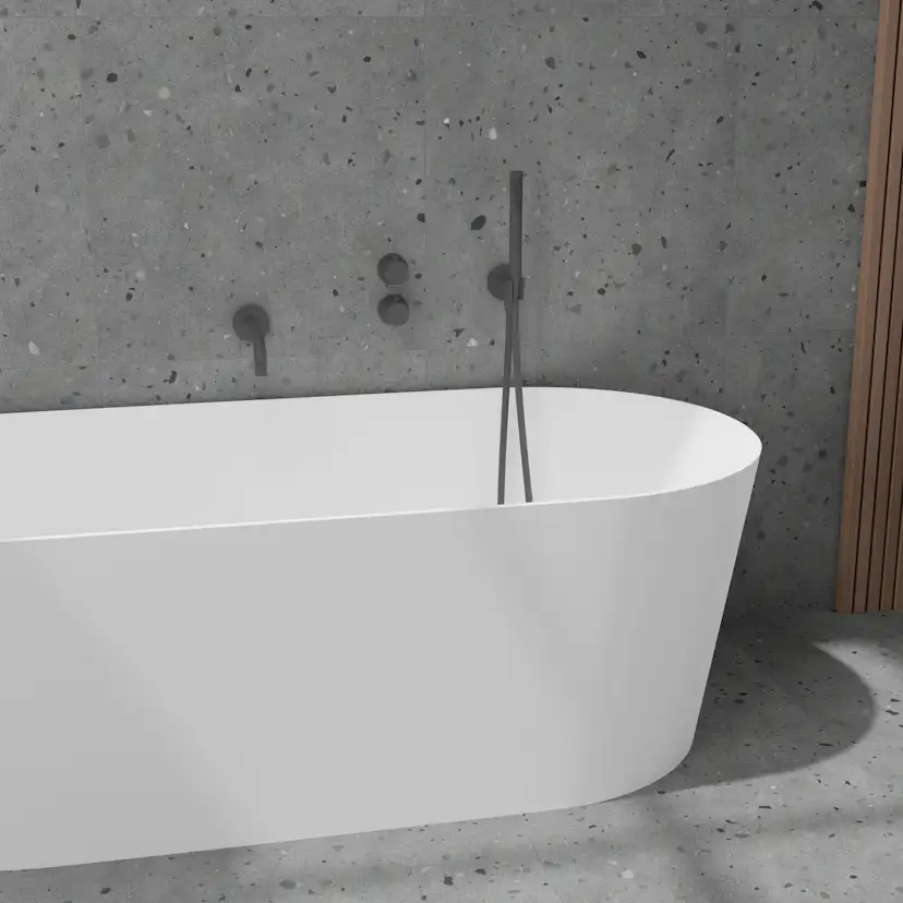 Badkarsblandare Scandtap Steel Harmonized 4 för Inbyggnad