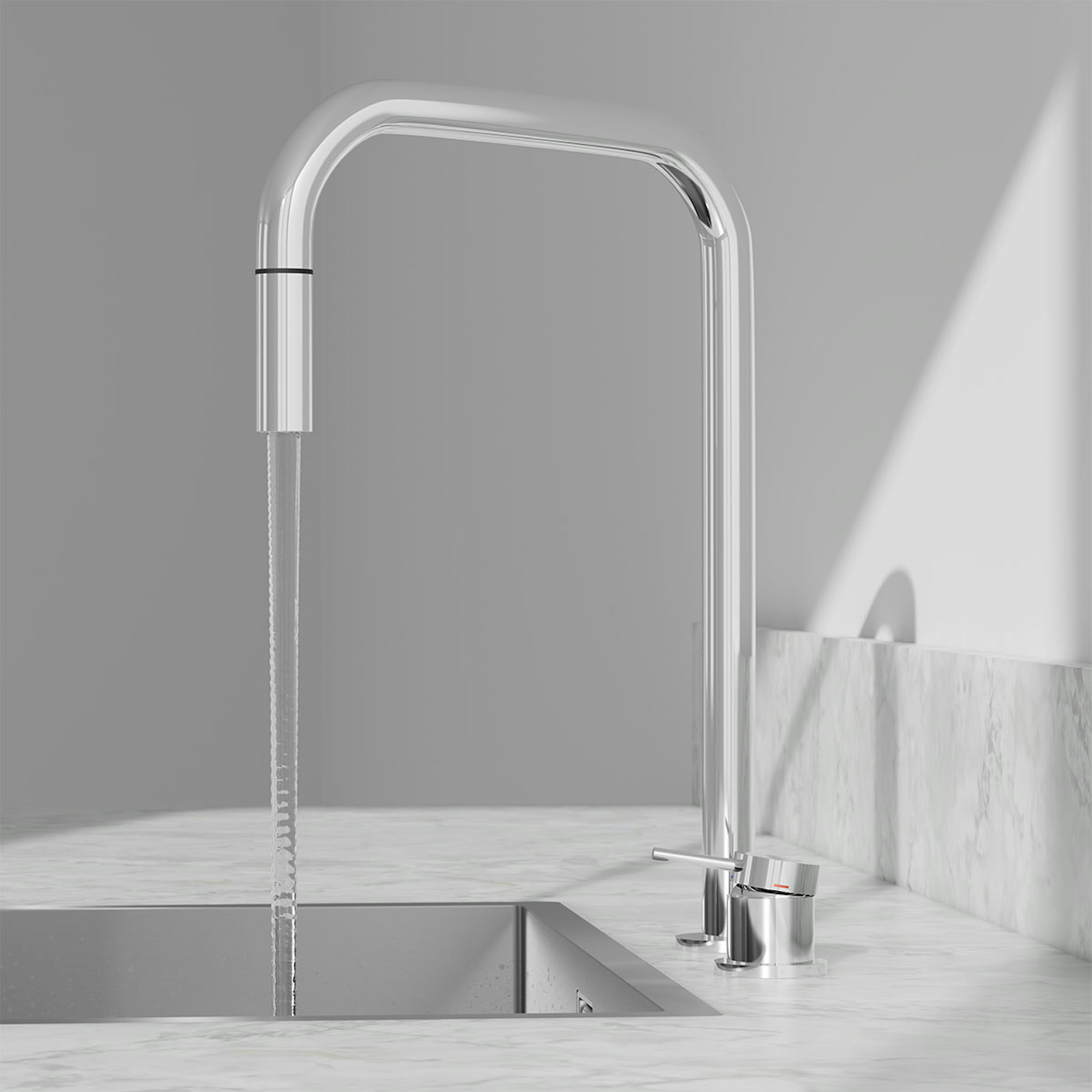 Köksblandare Scandtap Harmonized K2P Square