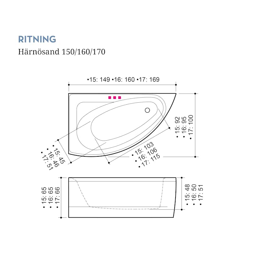 Bubbelbadkar Swebad Härnösand