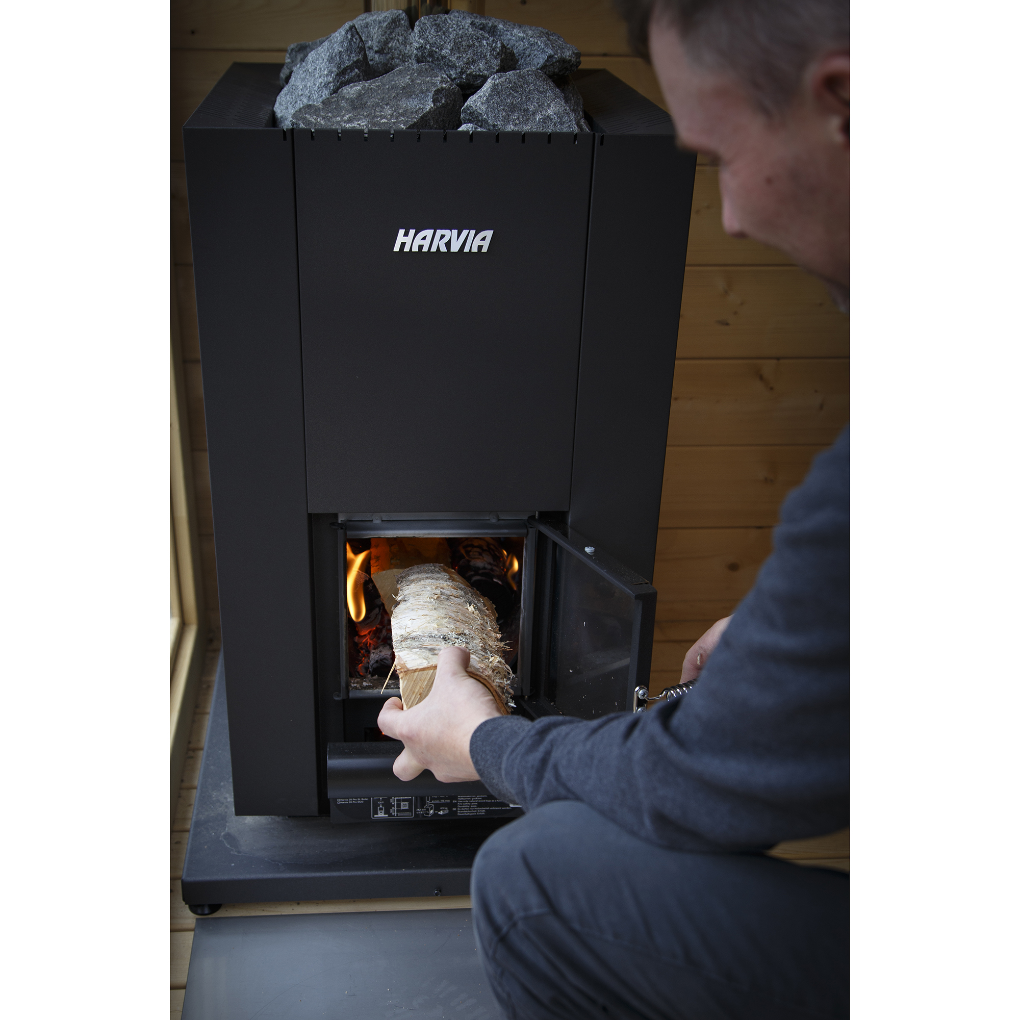 Vedeldad Bastuugn Harvia 18 Compact