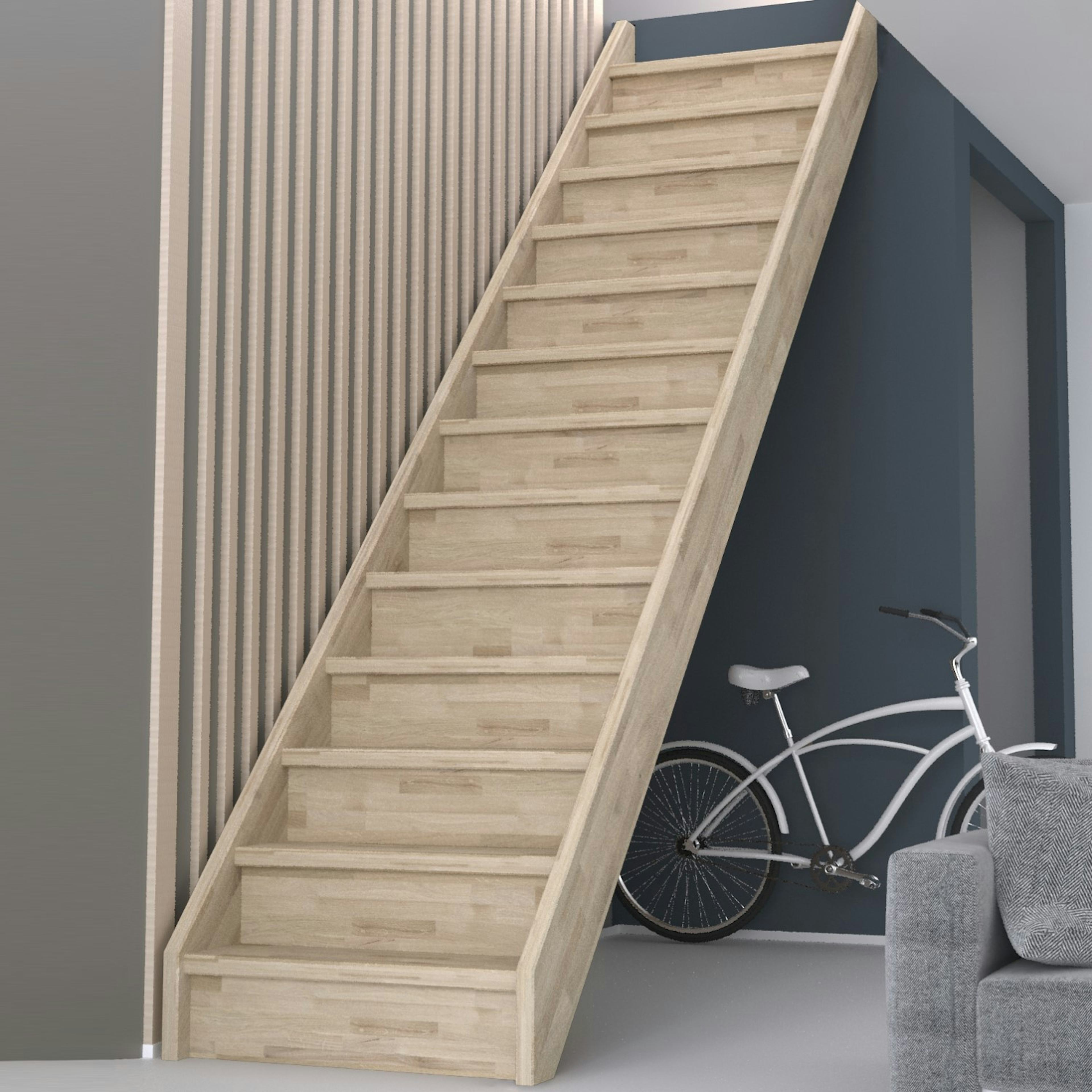 Spartrappa Dolle Helsinki Ek Rak med Sättsteg