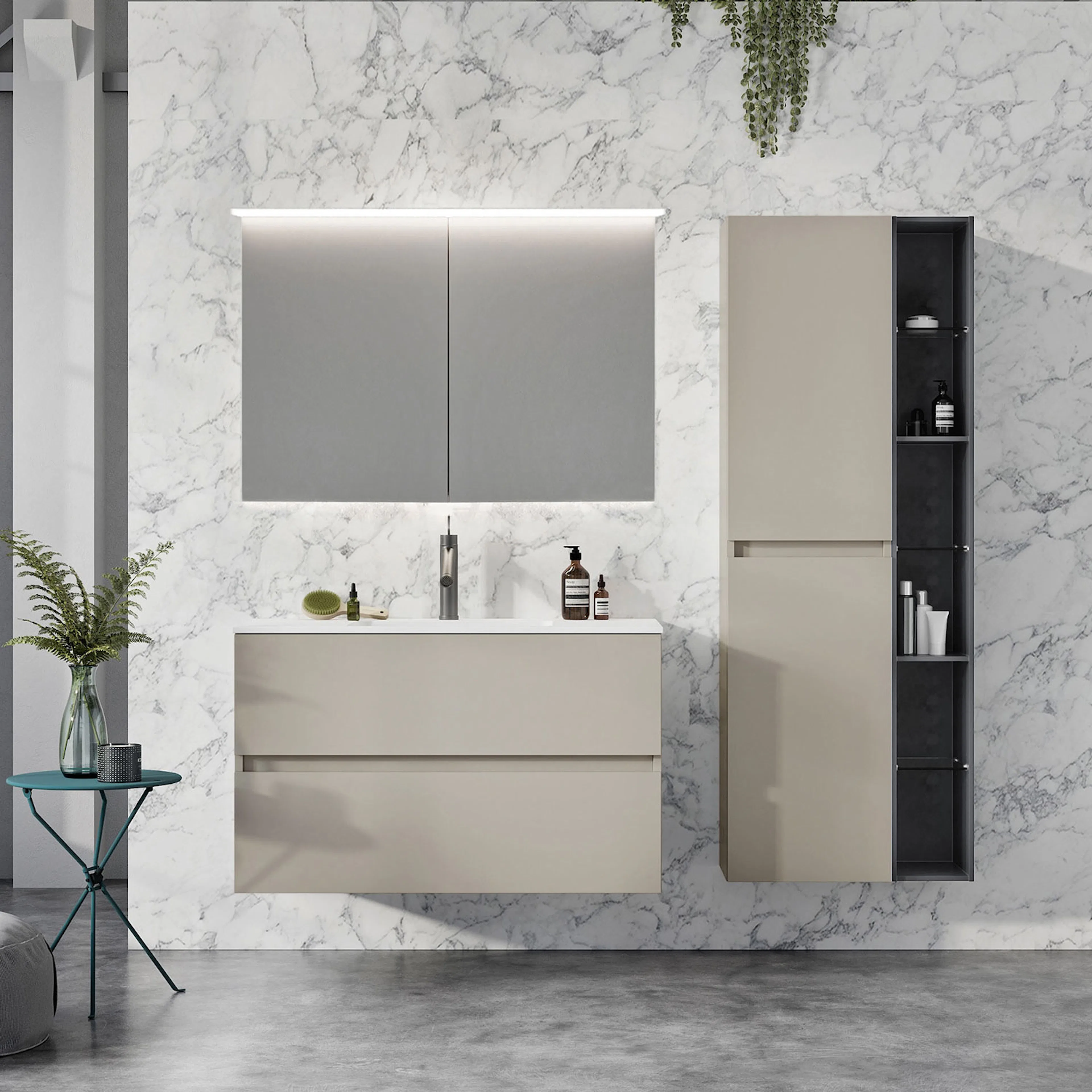 Spegelskåp Swebad Hemavan med Belysning