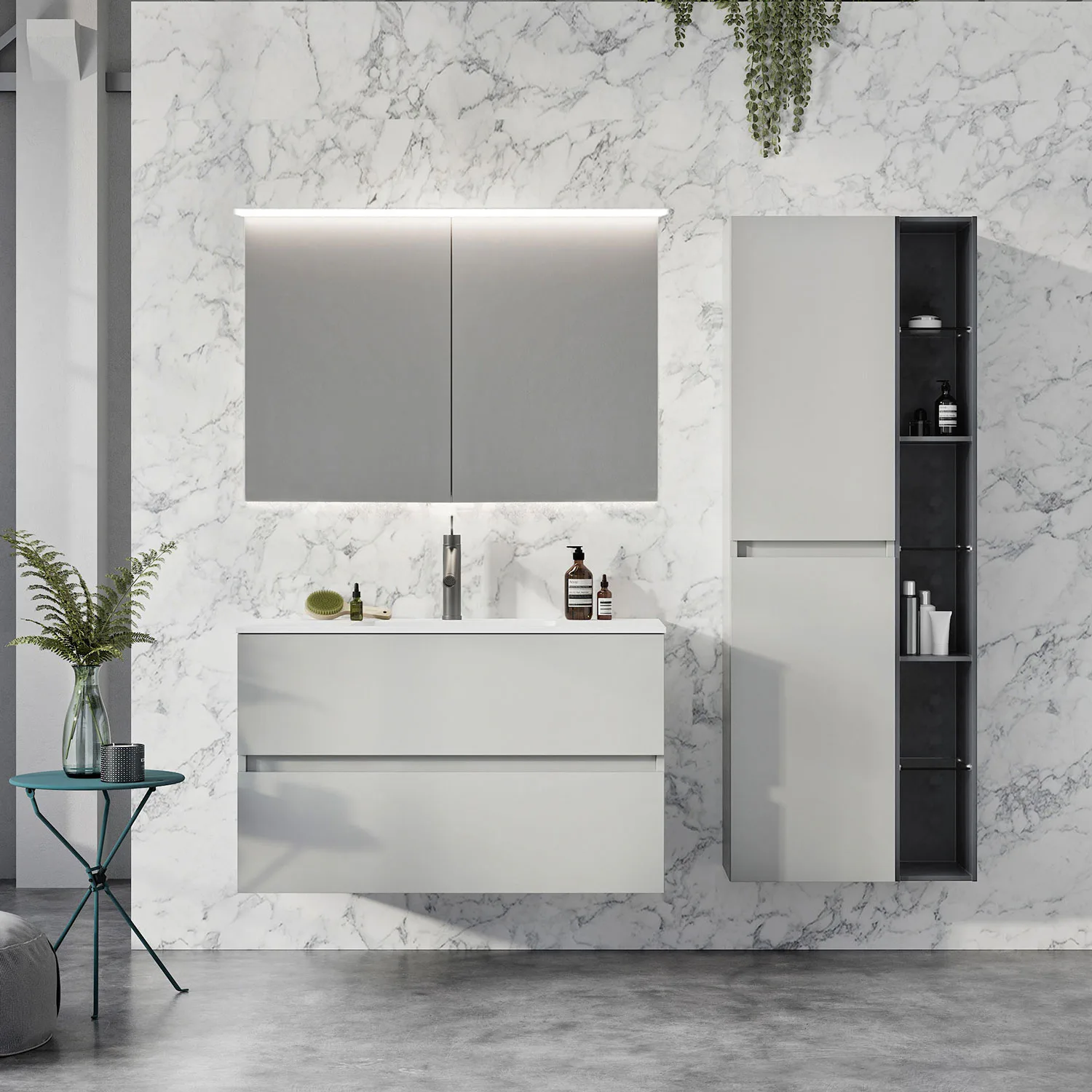 Spegelskåp Swebad Hemavan med Belysning