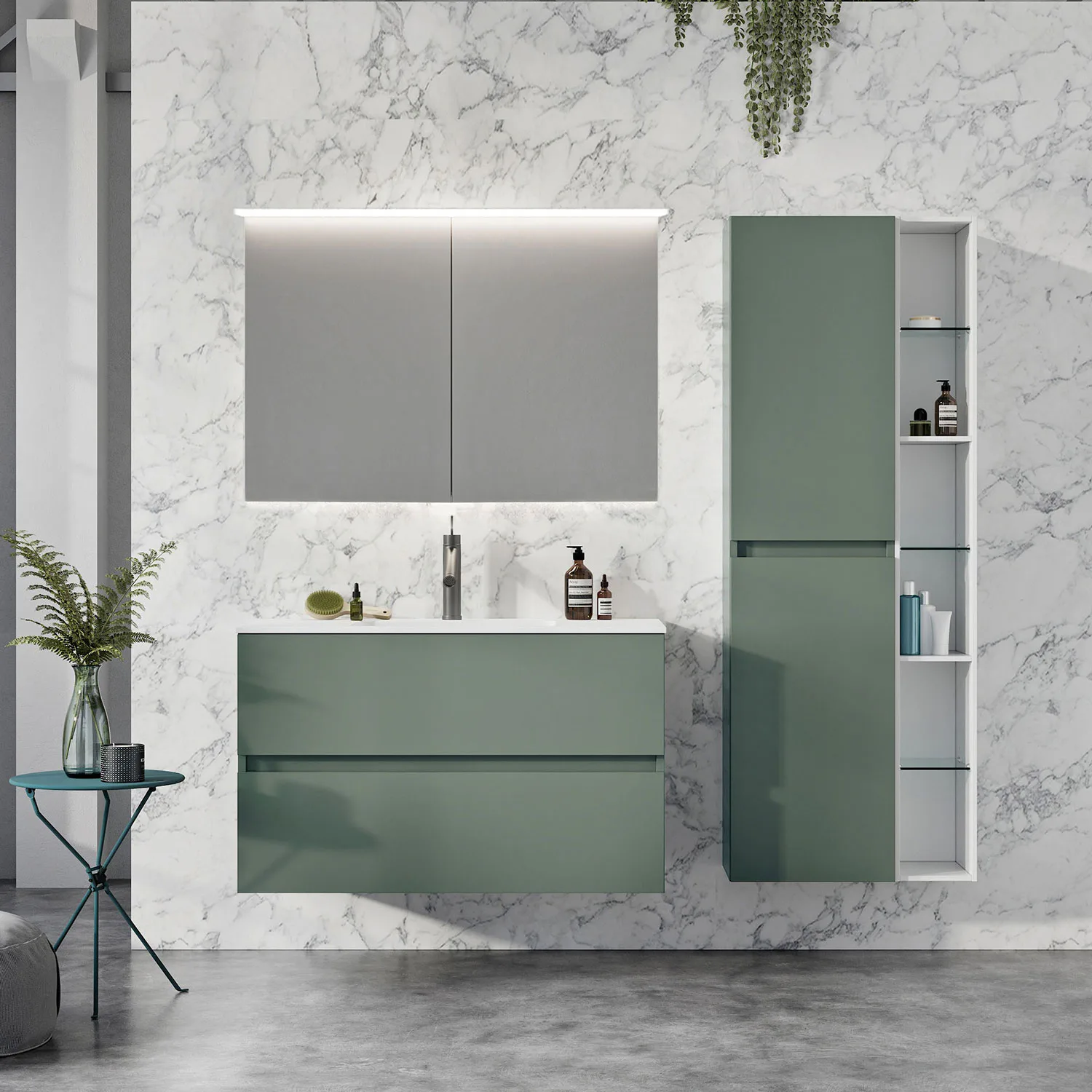 Spegelskåp Swebad Hemavan med Belysning