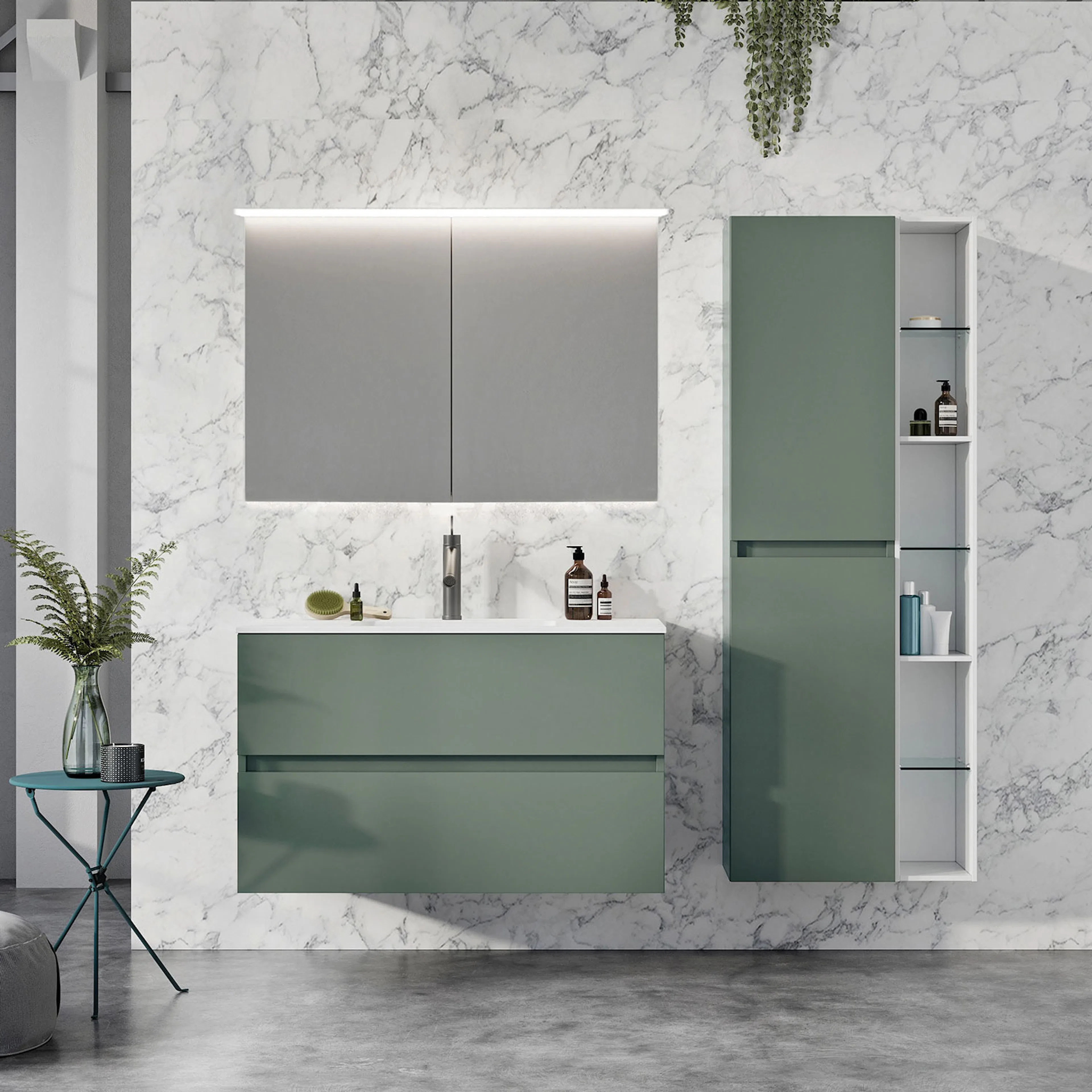 Spegelskåp Swebad Hemavan med Belysning