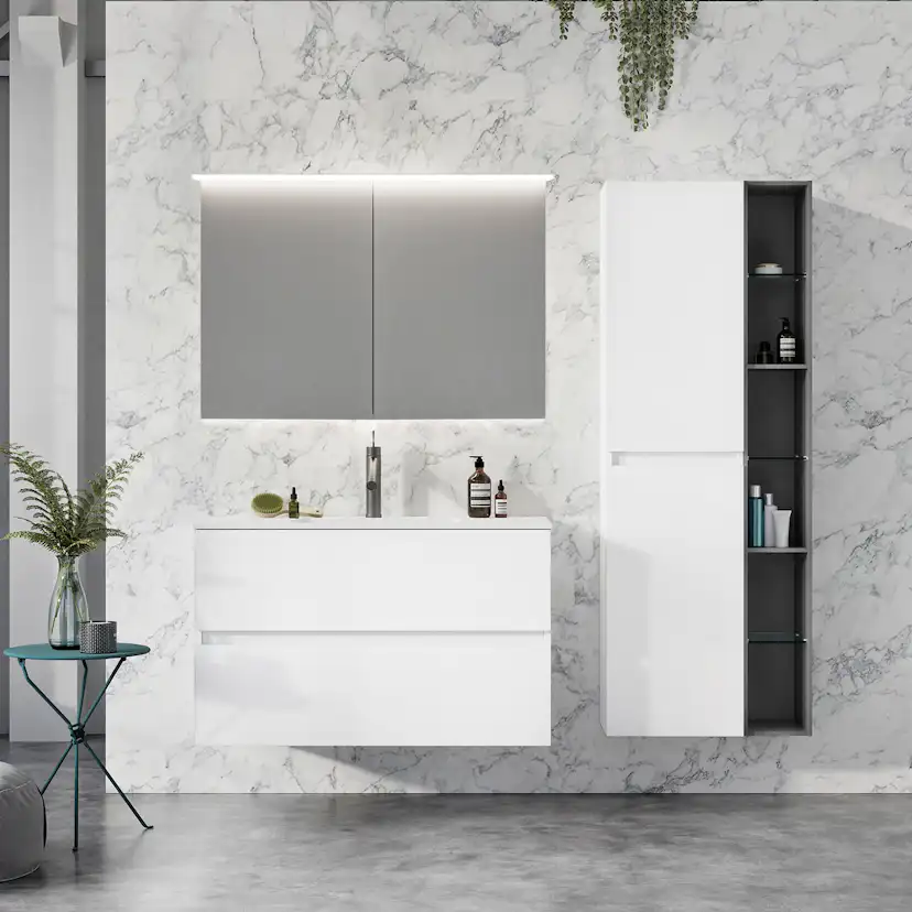 Spegelskåp Swebad Hemavan med Belysning