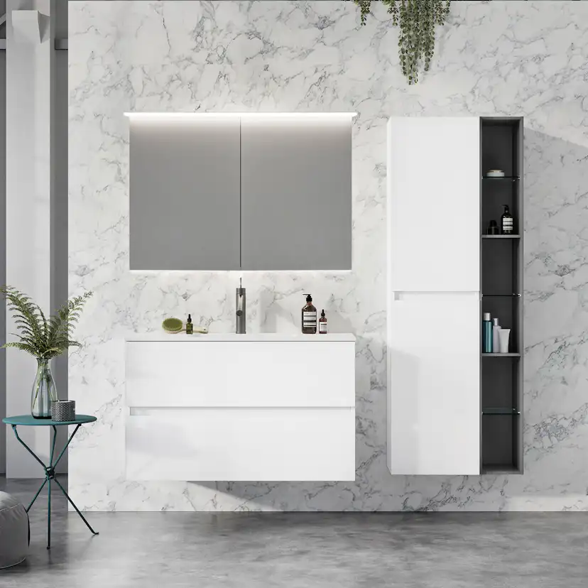 Spegelskåp Swebad Hemavan med Belysning