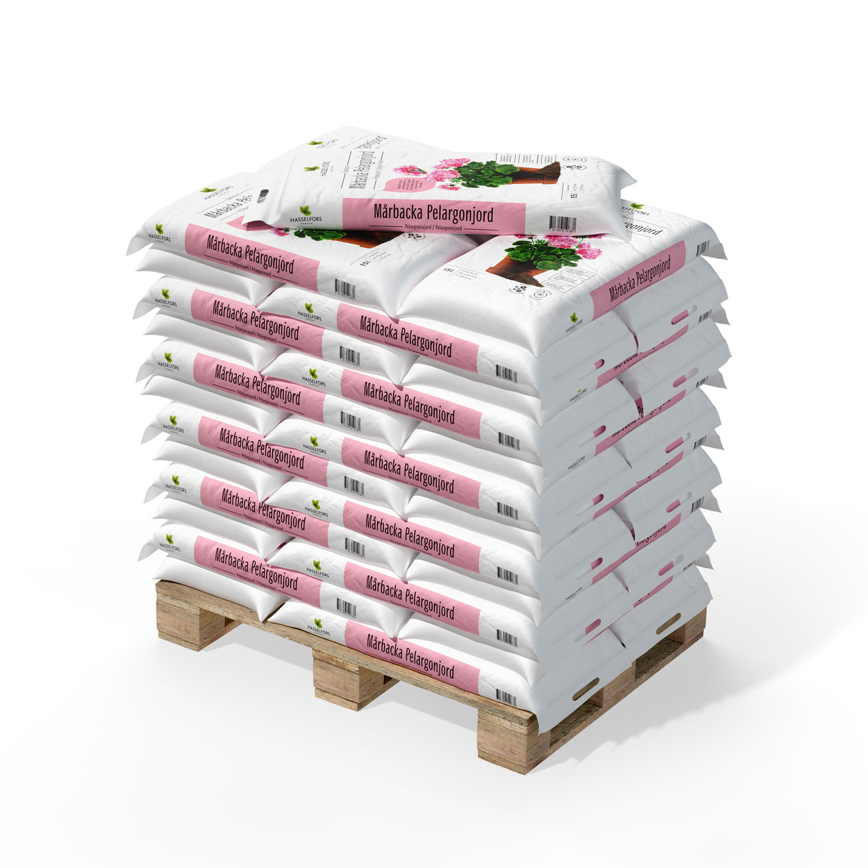 Jord Hasselfors Mårbacka Pelargonjord 51x15 L