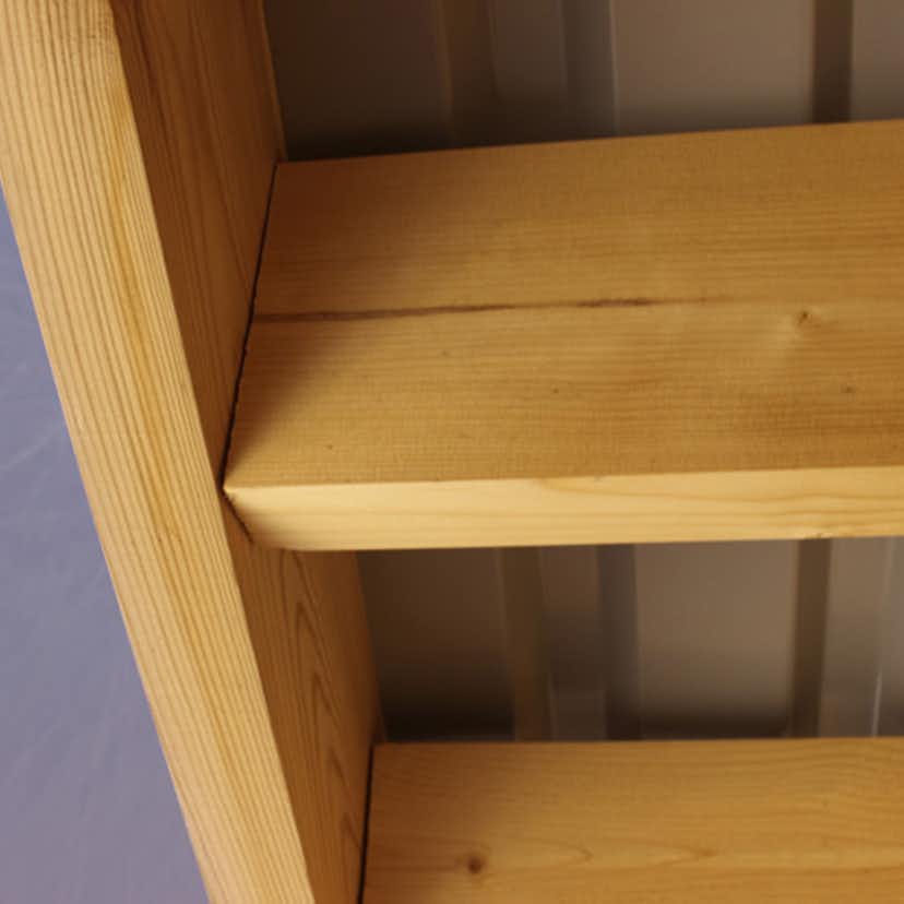 Timmerlada LP Garden R10 10 m² Förråd med Glesa Väggar i Obehandlat Trä