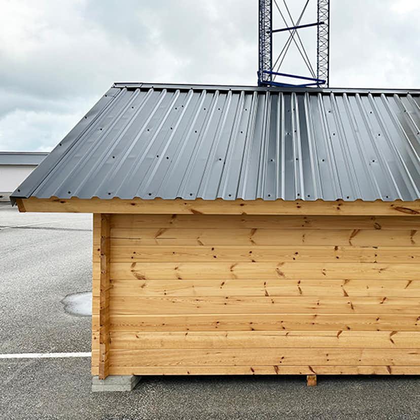 Plåttakspaket LP Garden För Timmerlada R6 R-20