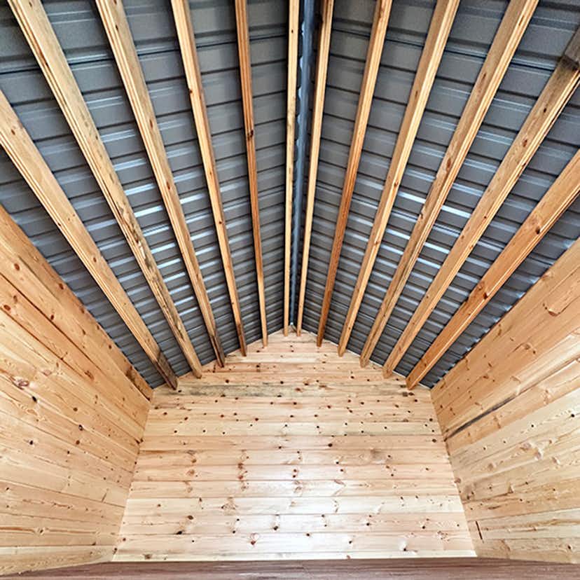 Plåttakspaket LP Garden För Timmerlada R25 R-20