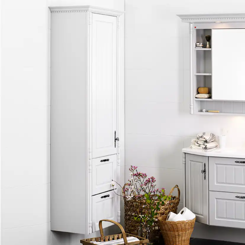 Högskåp Björbo Badrum Valhall med Lucka och 2 Lådor