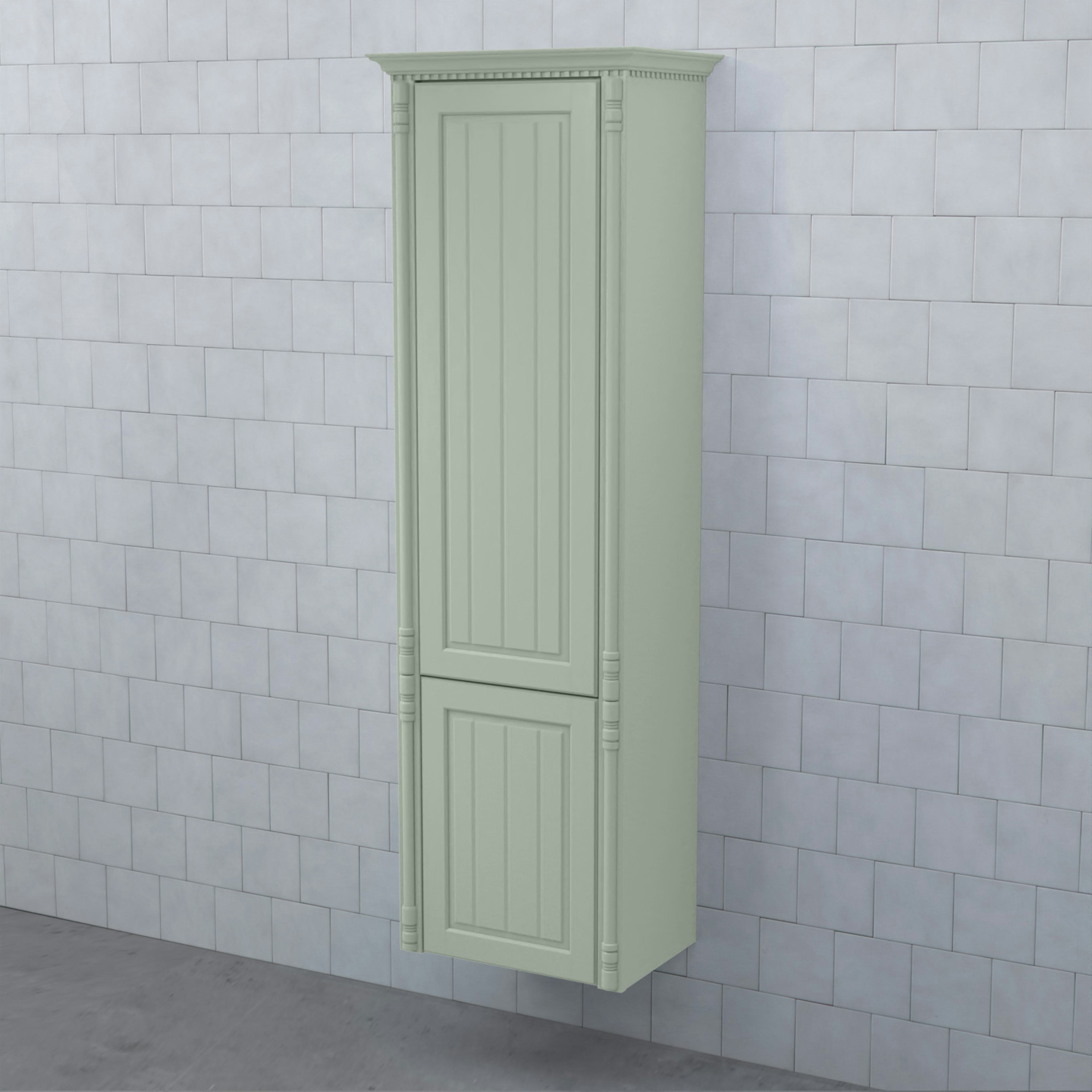 Högskåp Björbo Badrum Valhall med Hög och Låg Lucka