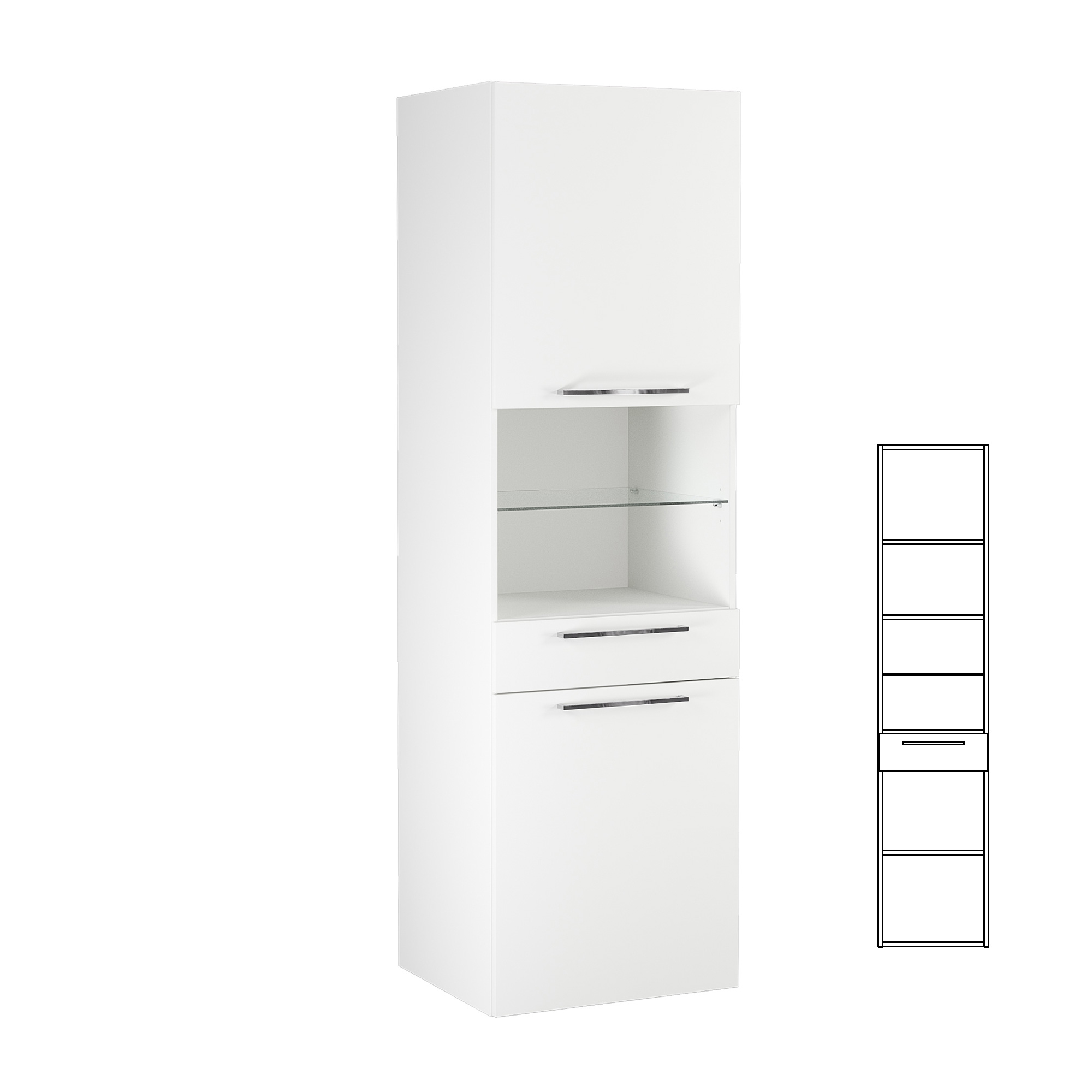 Högskåp Temal KKSM med Låda