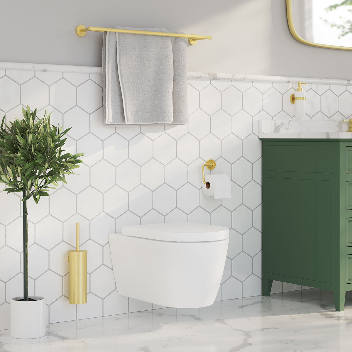 Toalettpappershållare Smedbo Home H341