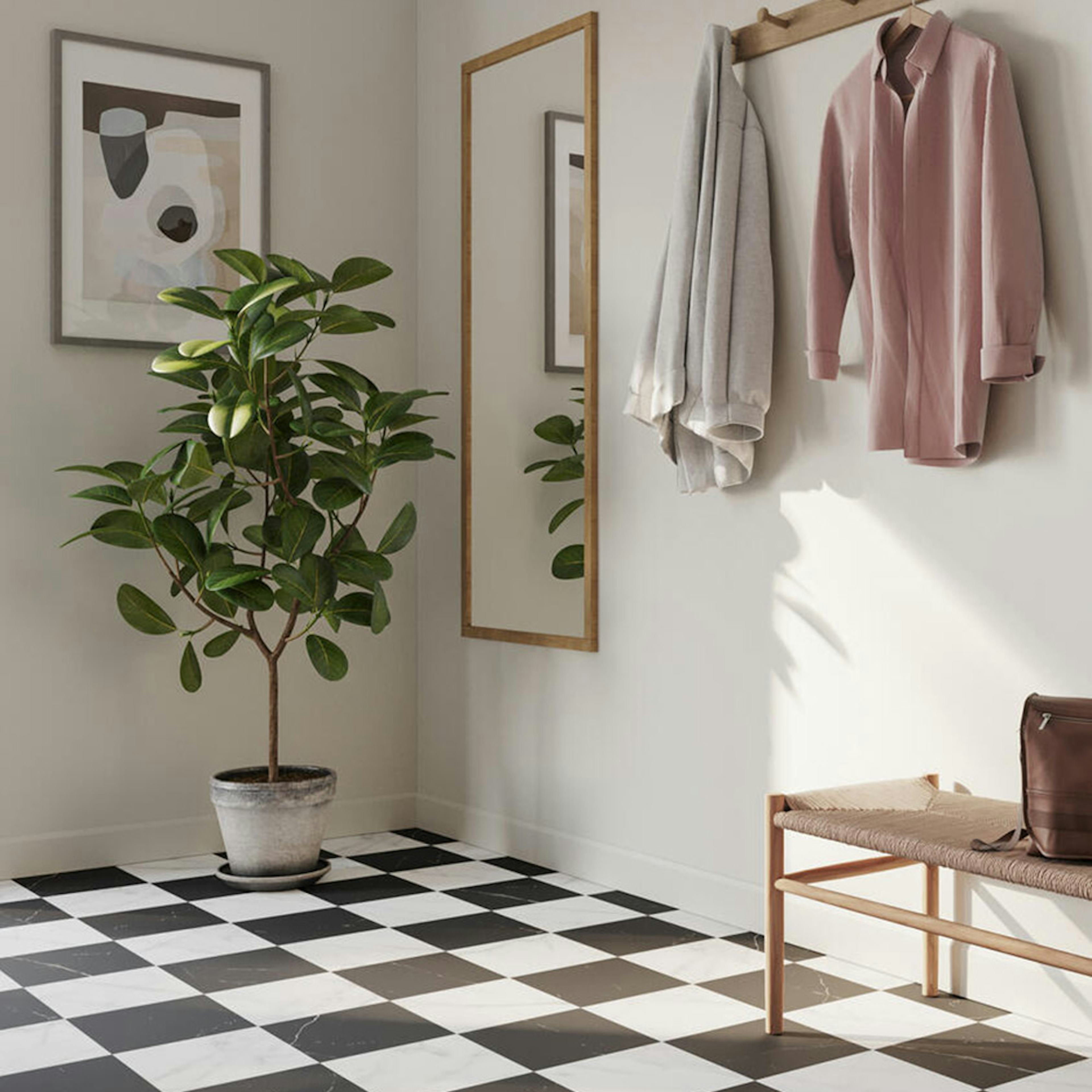 Vinylgolv Tarkett 200 Iconik 240 Logis Black & White