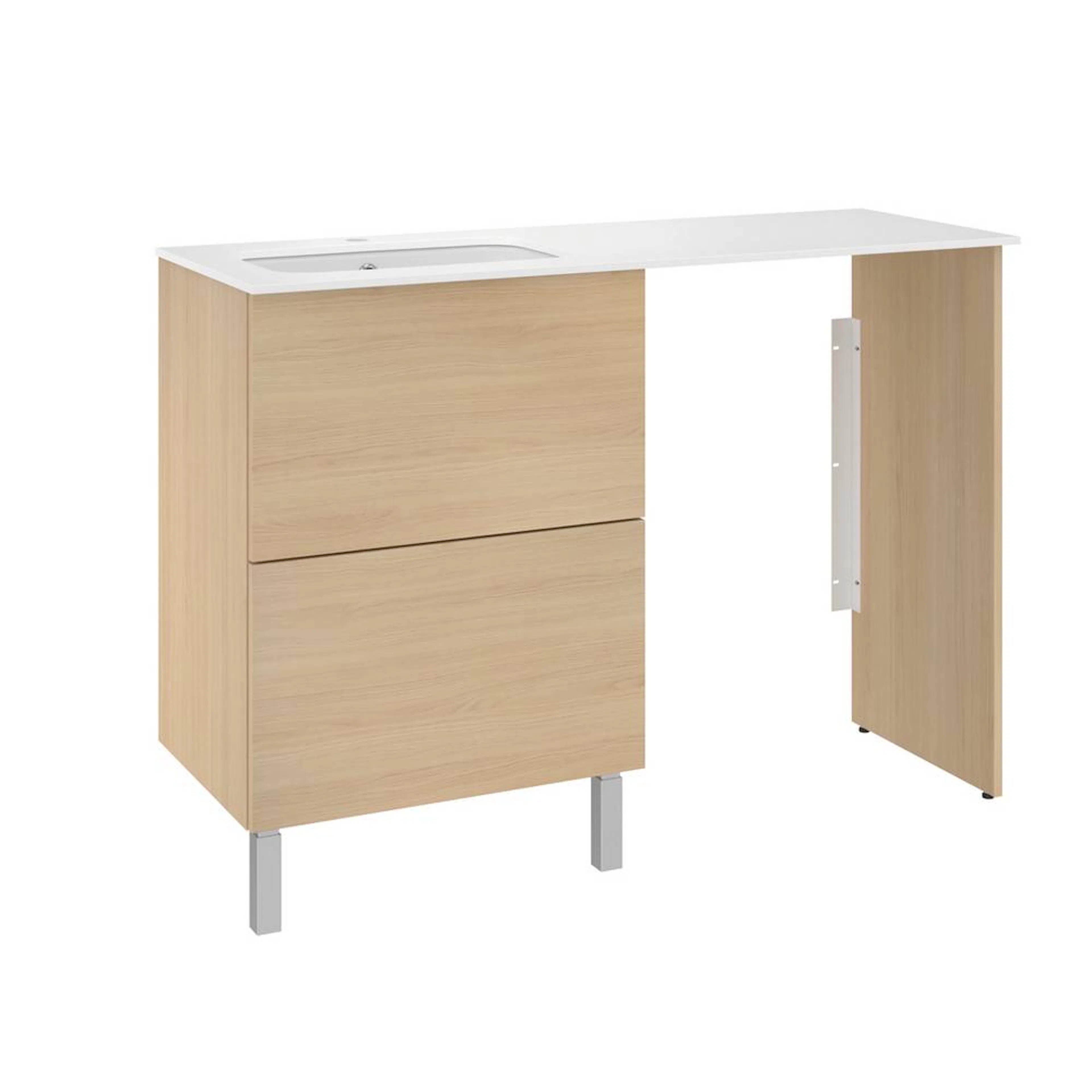 Tvättställsskåp Temal ILONA Set 3 för Tvättmaskin