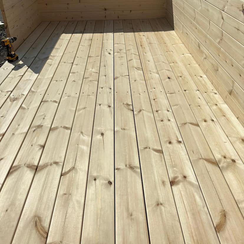 Golvpaket LP Garden För Timmerlada U25 R25 S25