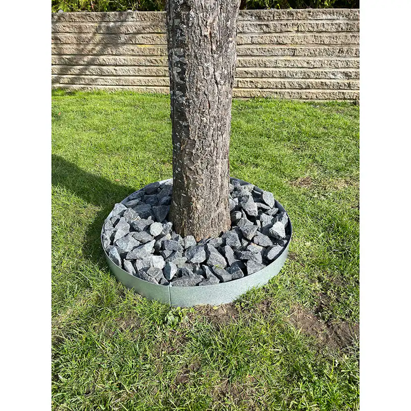 Rabattkant Skotte Garden Svart Trädring i Stål, Gräskant & Odlingskant, ⌀65 cm