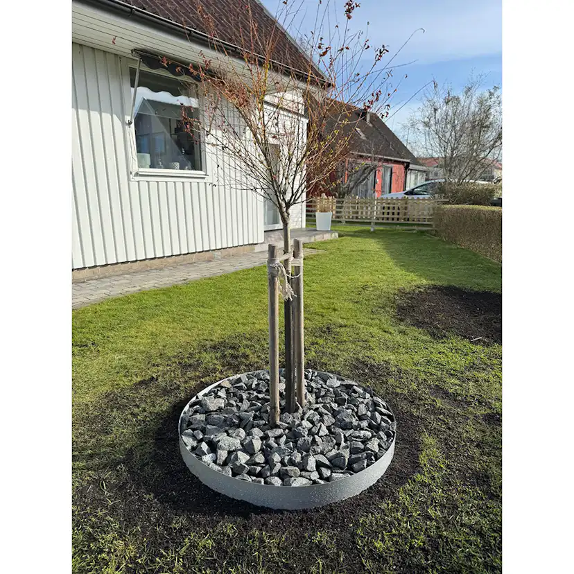 Rabattkant Skotte Garden Svart Trädring i Stål, Gräskant & Odlingskant, ⌀65 cm
