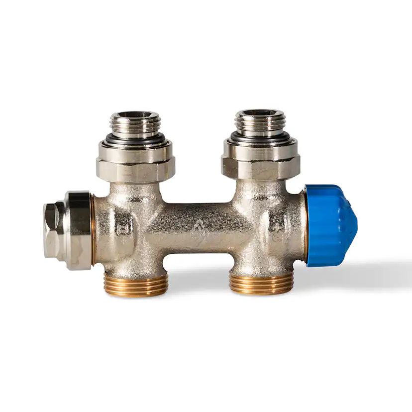 H-stycke IMI Rak 1-rörs inkl nippel För termostat WRV