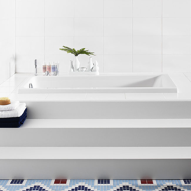 Inbyggnadsbadkar Gustavsberg 3600 Längd 1600 Standard
