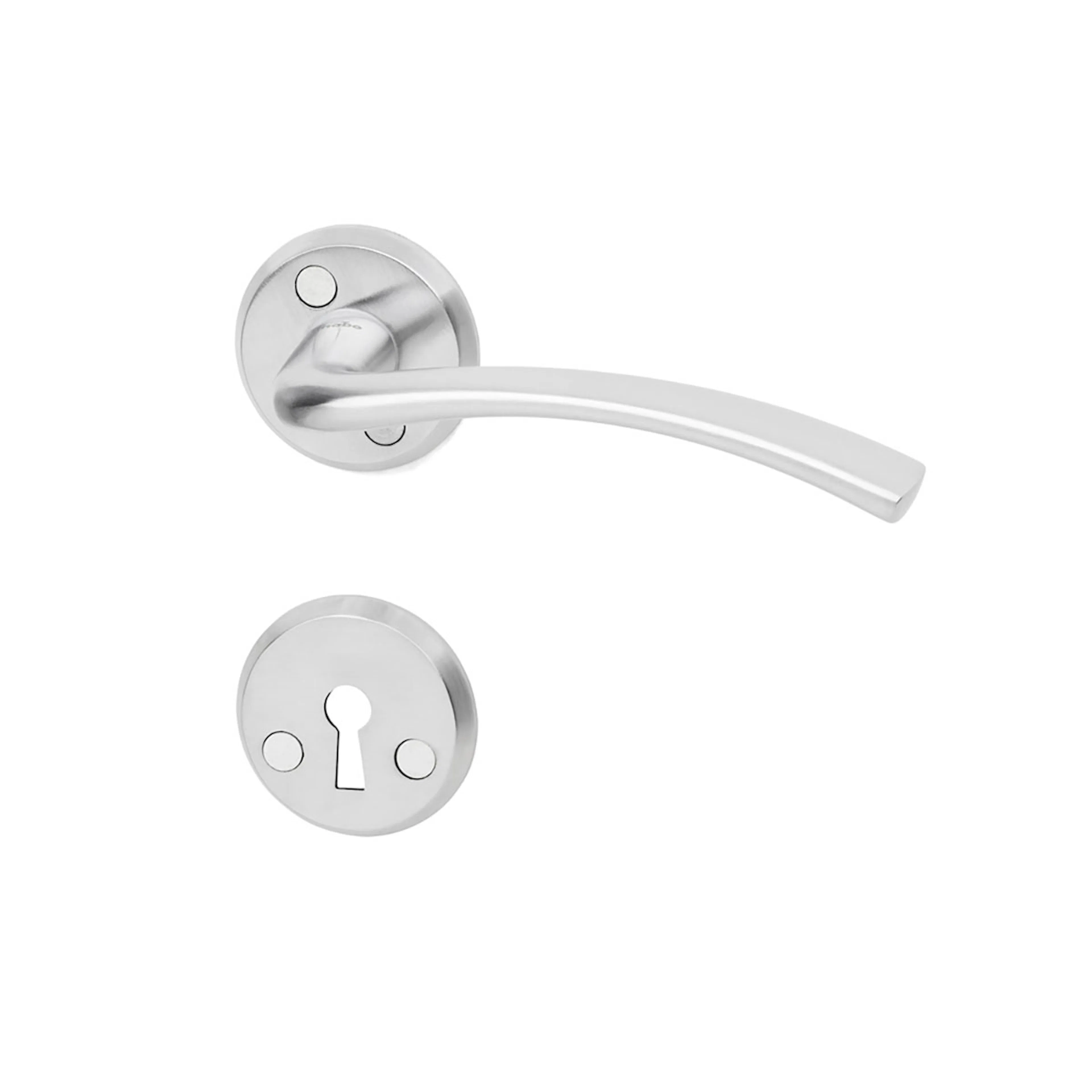 Innerdörrhandtag Habo Oslo Borstad krom