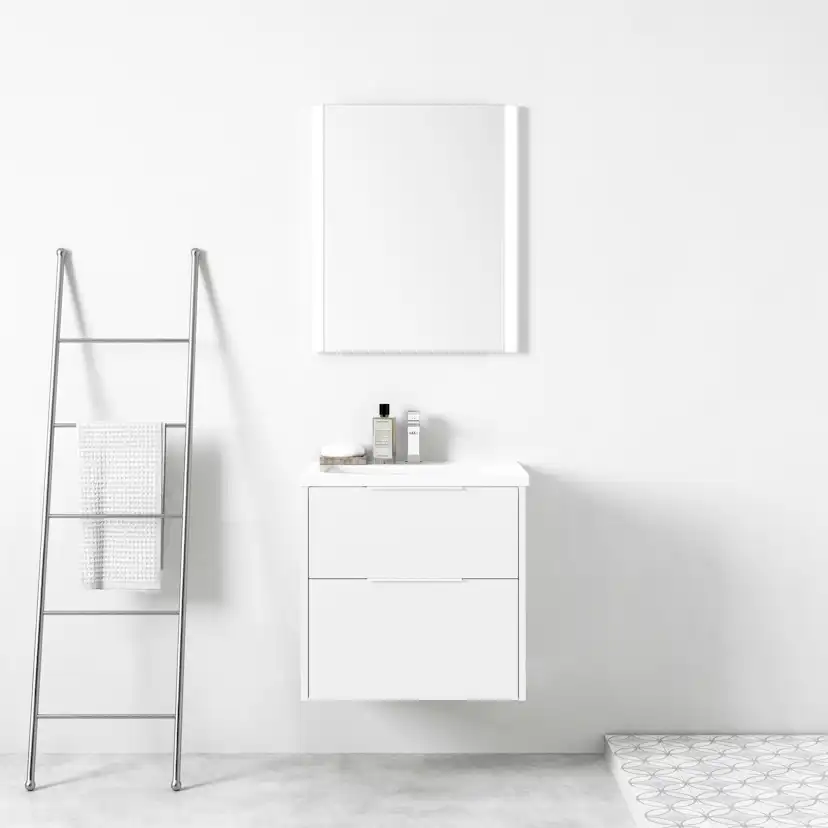 Tvättställsskåp INR Grand Solid med 2 Lådor