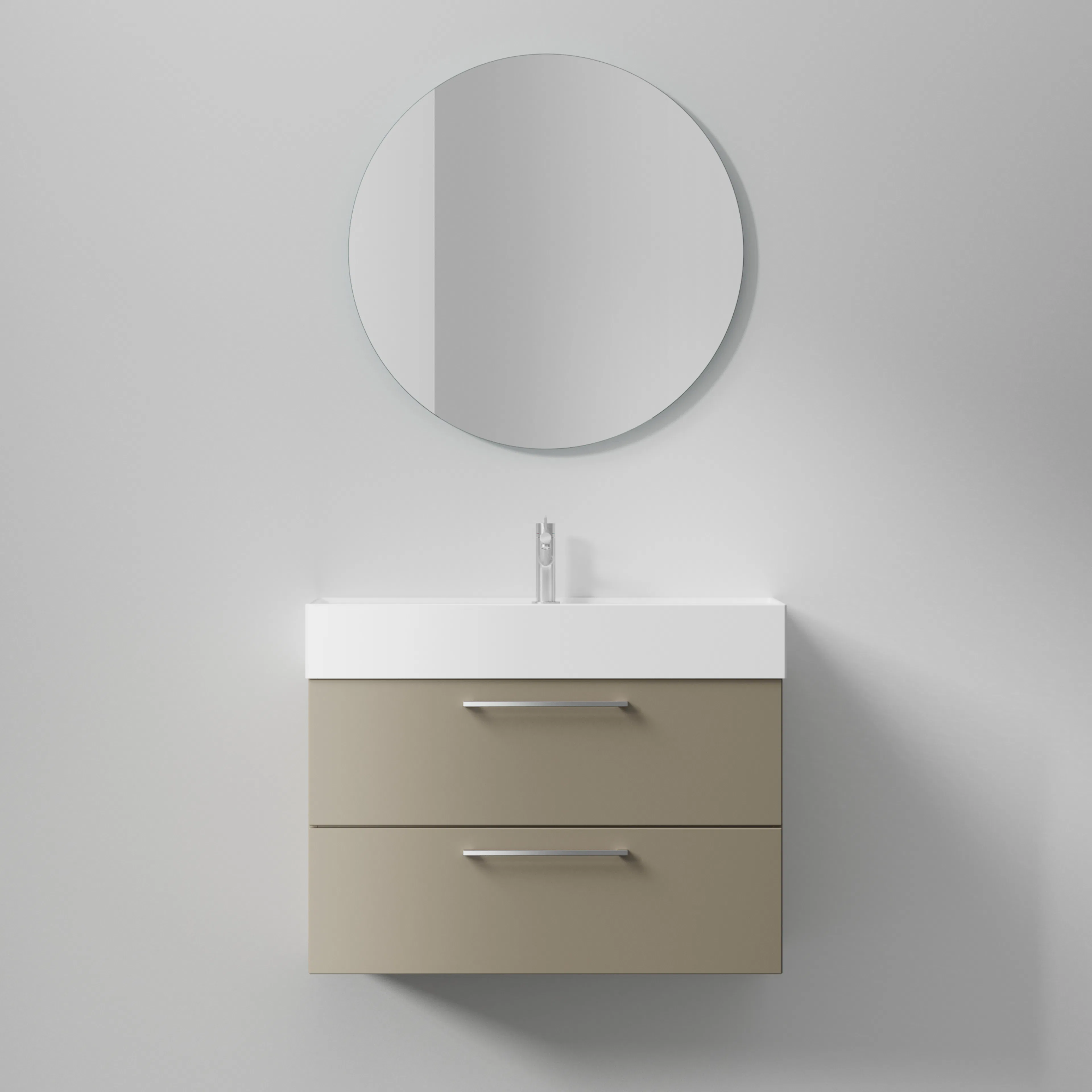 Tvättställsskåp INR Core Solid med 2 Lådor