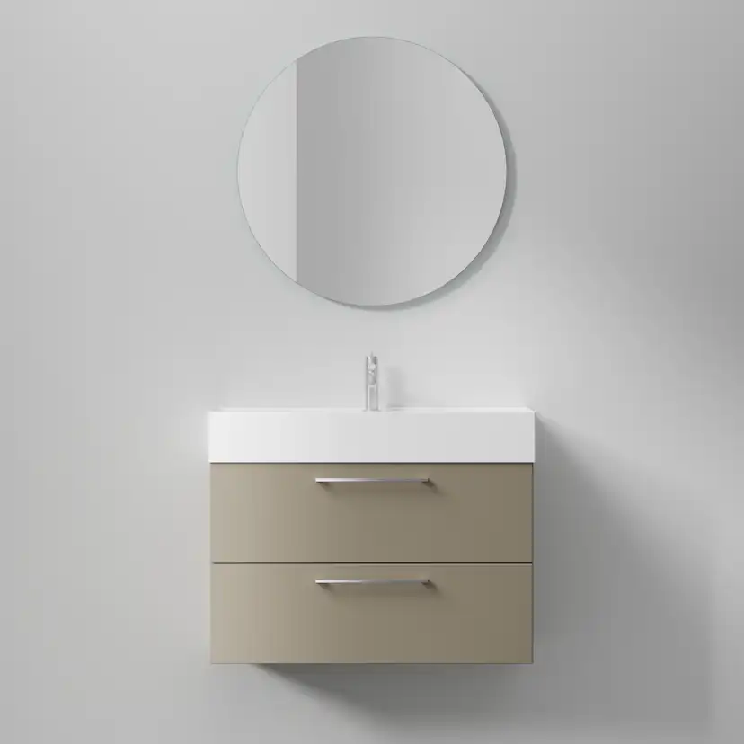 Tvättställsskåp INR Core Solid med 2 Lådor