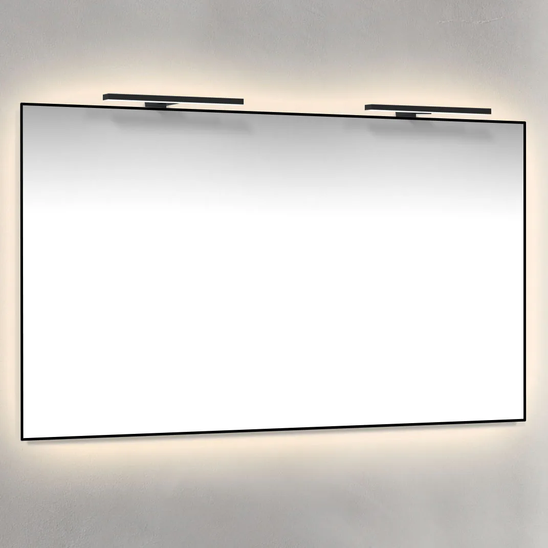 Spegel Macro Design Crown Ambilight T-belysning Med Ram