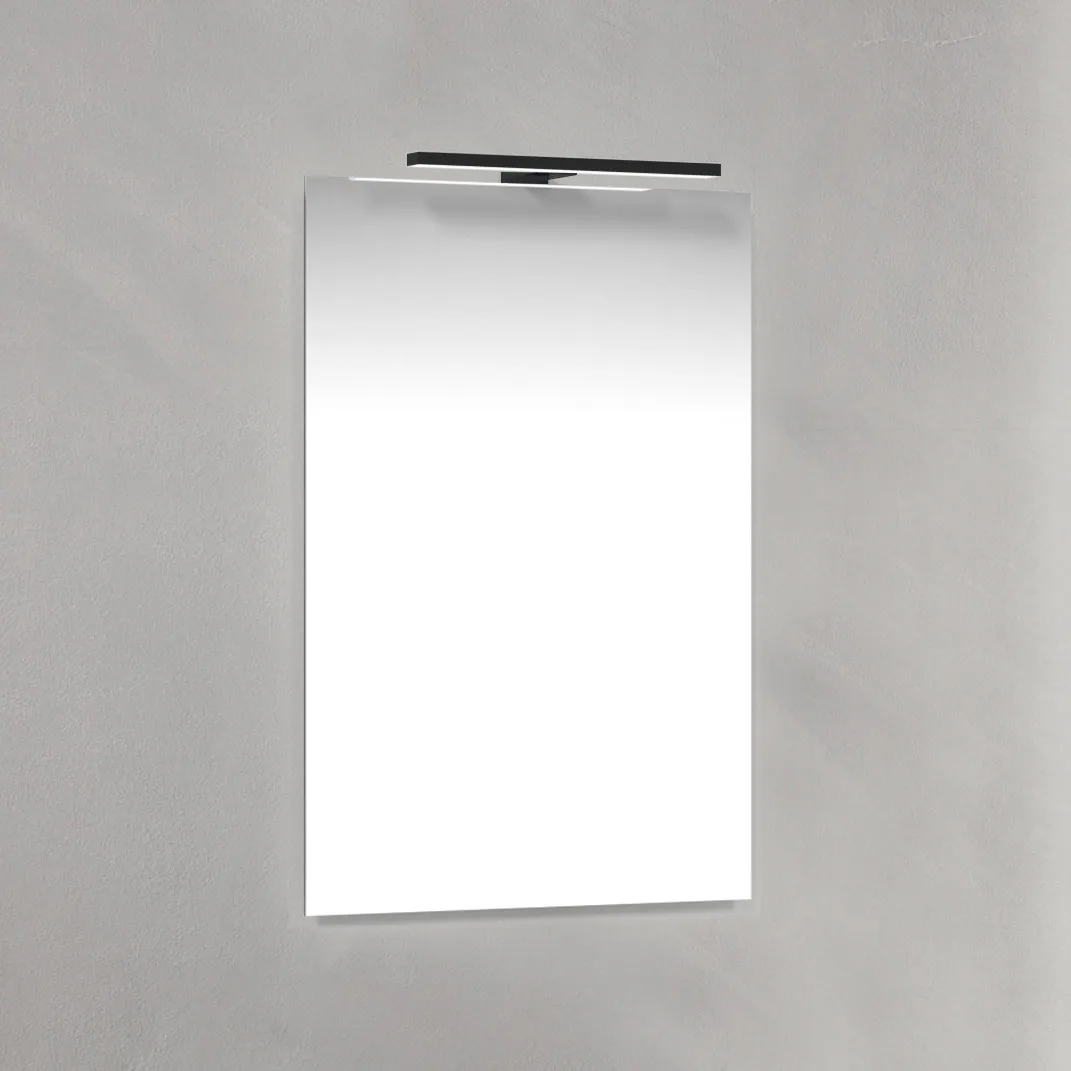 Spegel Macro Design med Svart T-belysning