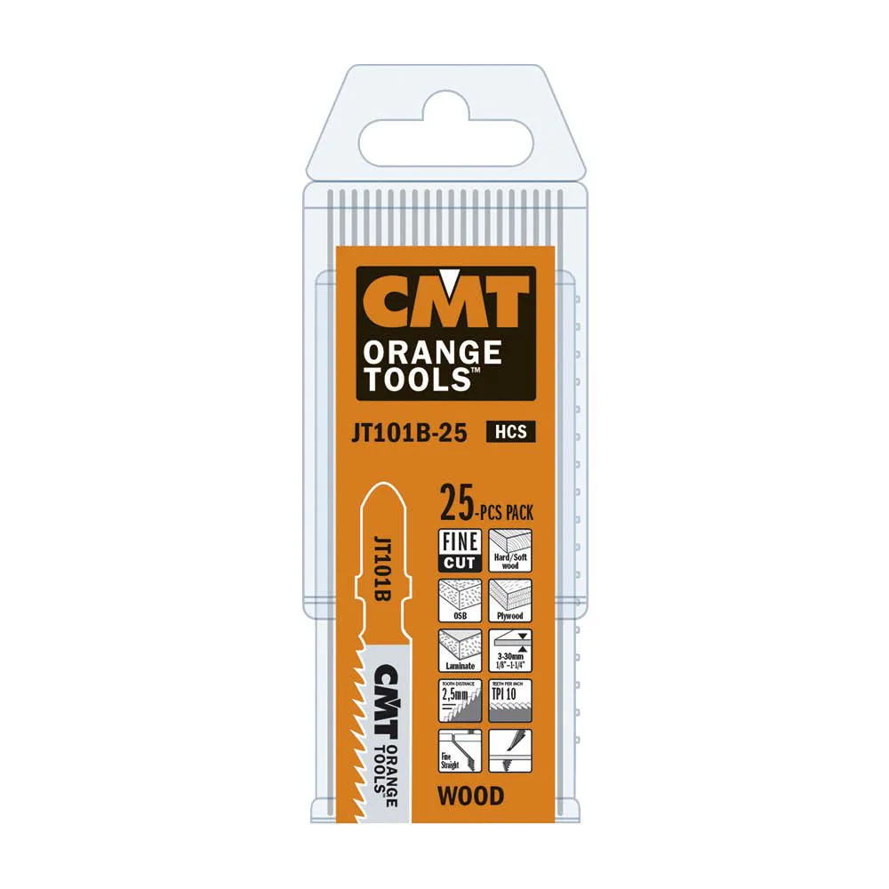 Sticksågblad CMT Orange Tools Trä 75mm HCS Fine JT101B-25