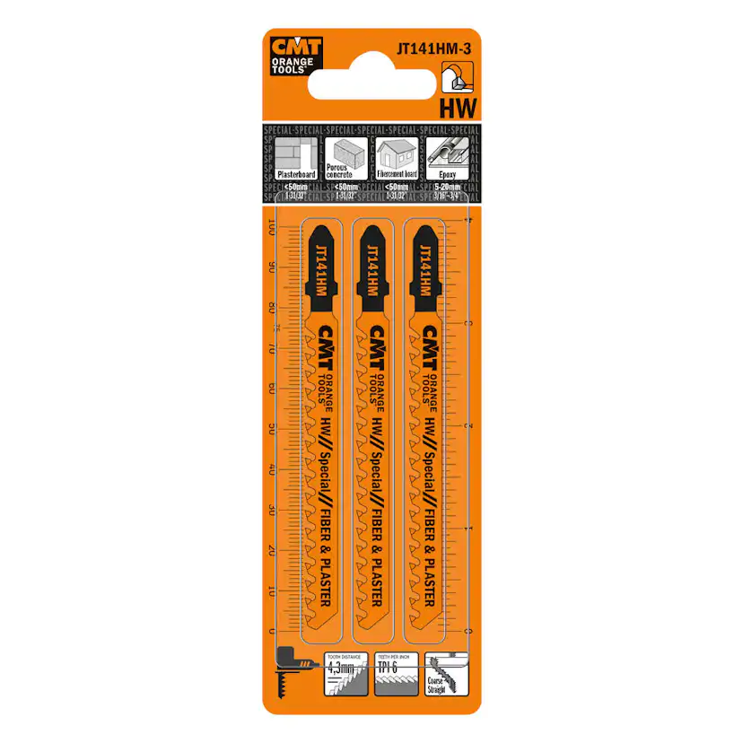 Sticksågblad CMT Orange Tools Gips/Cement 75mm HM 3 st