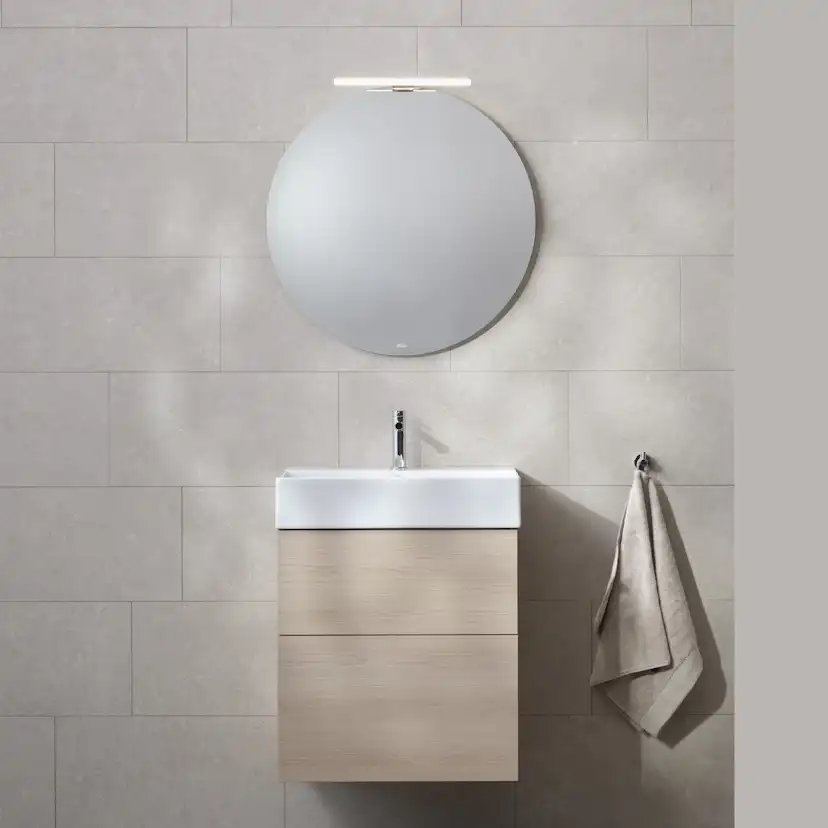 Möbelpaket Miller Badrum New York med Bloc Tvättställ och Spegel