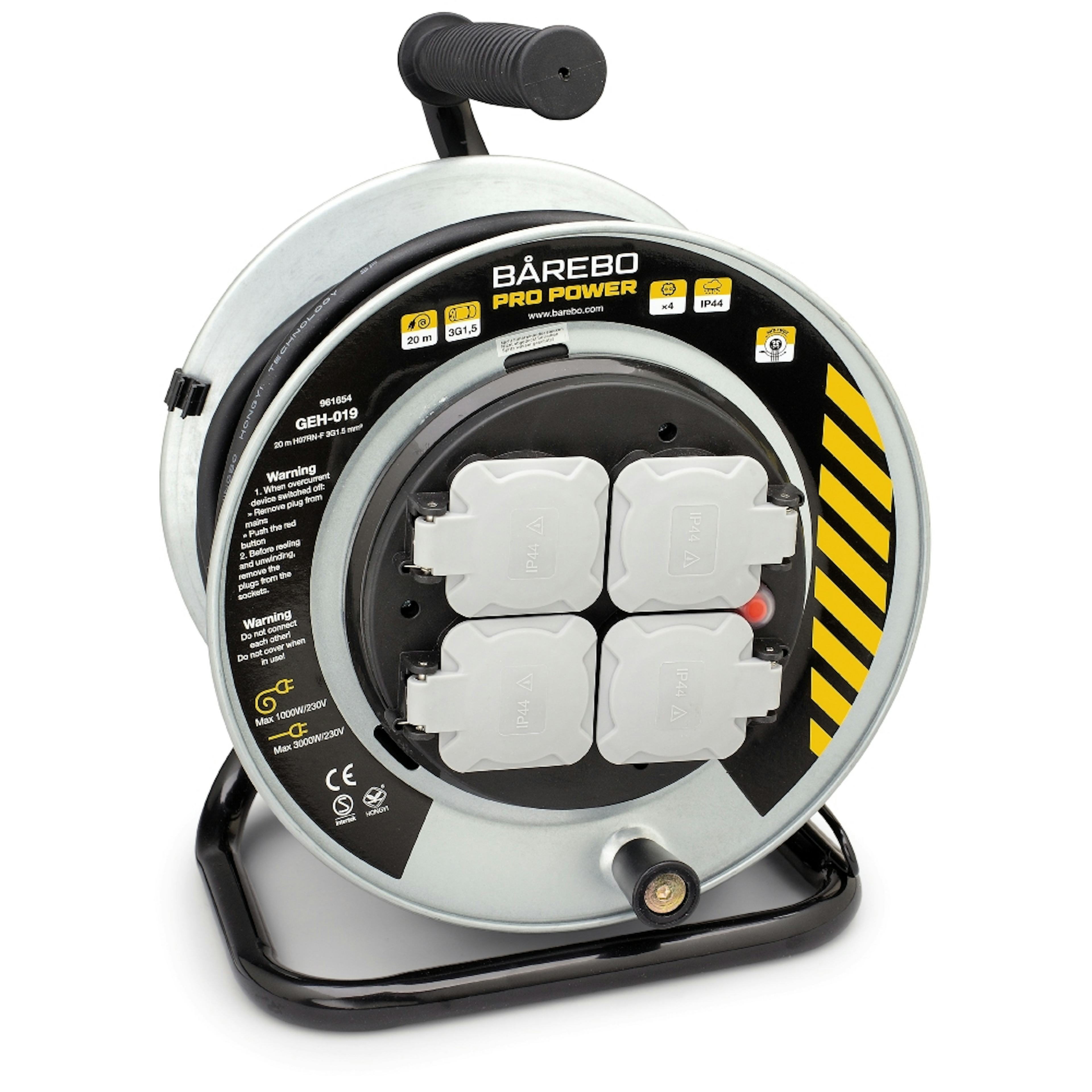 Kabelvinda Bårebo 20m 3g 1,5