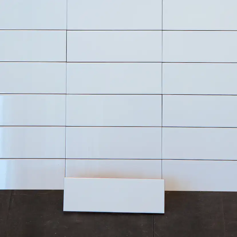 Kakel Arredo Polar Blank Vit 10x30 cm