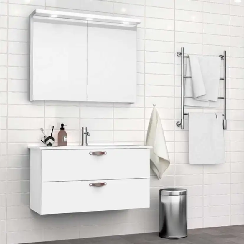 Kakel Arredo Polar Blank Vit 10x30 cm