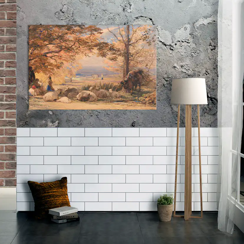 Kakel Arredo Color Pure Vit Blank 10x30 cm