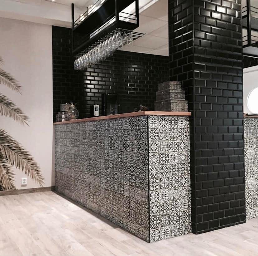 Kakel Tenfors Metro Svart Matt 7,5x15 cm