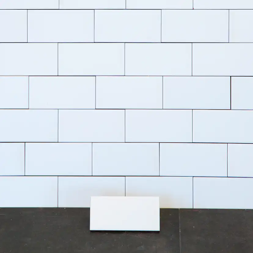 Kakel Arredo Ceramicas Vilar Albaro Vit Slät Blank 7,5x15