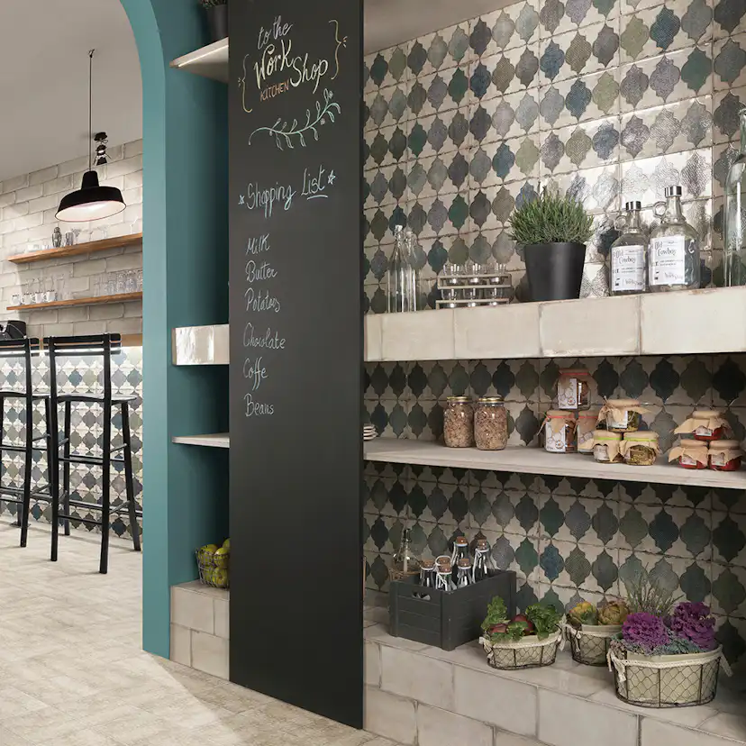 Kakel Lhådös Glazing Dekor 15x30 cm