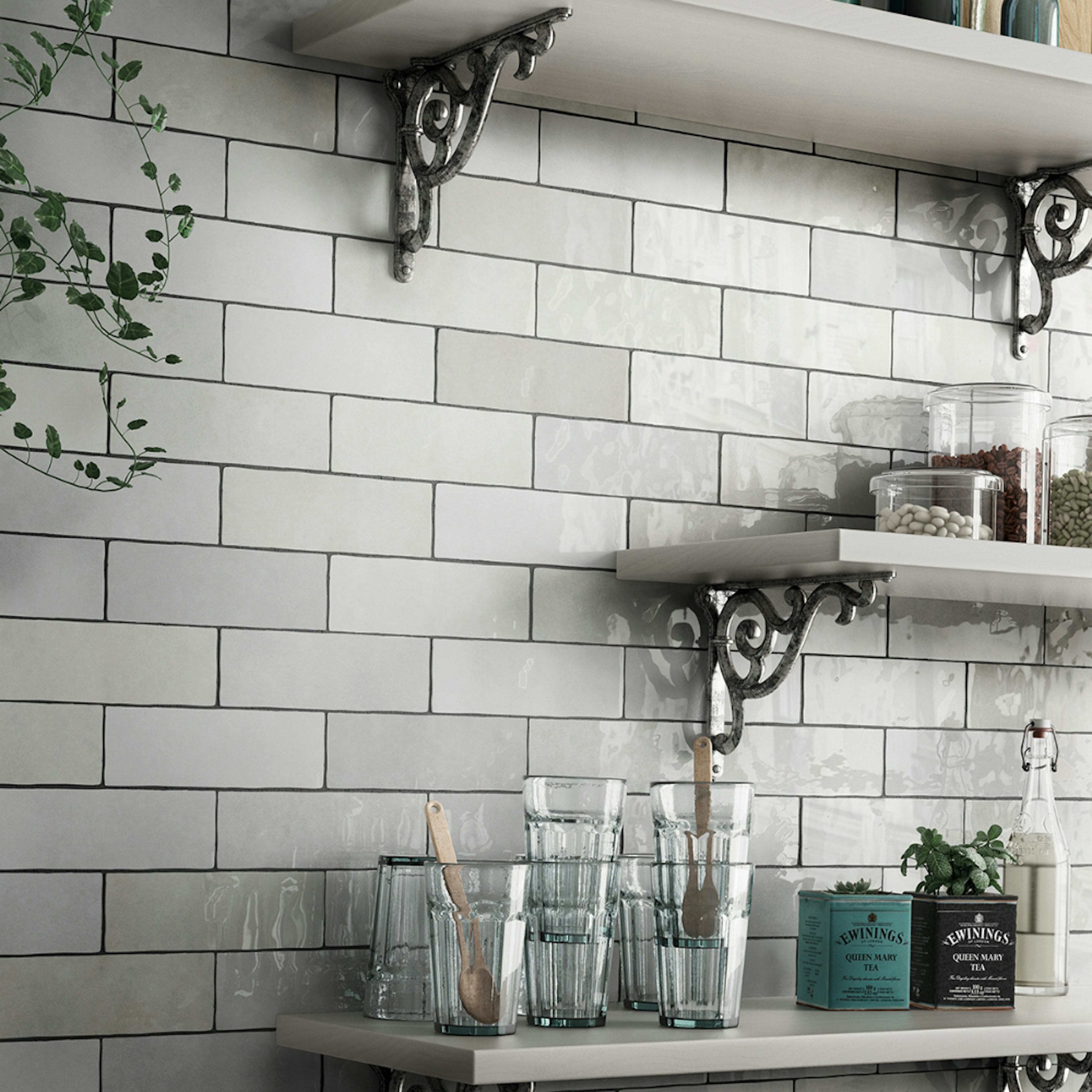 Kakel Lhådös Pazcal Grå 6,5x20