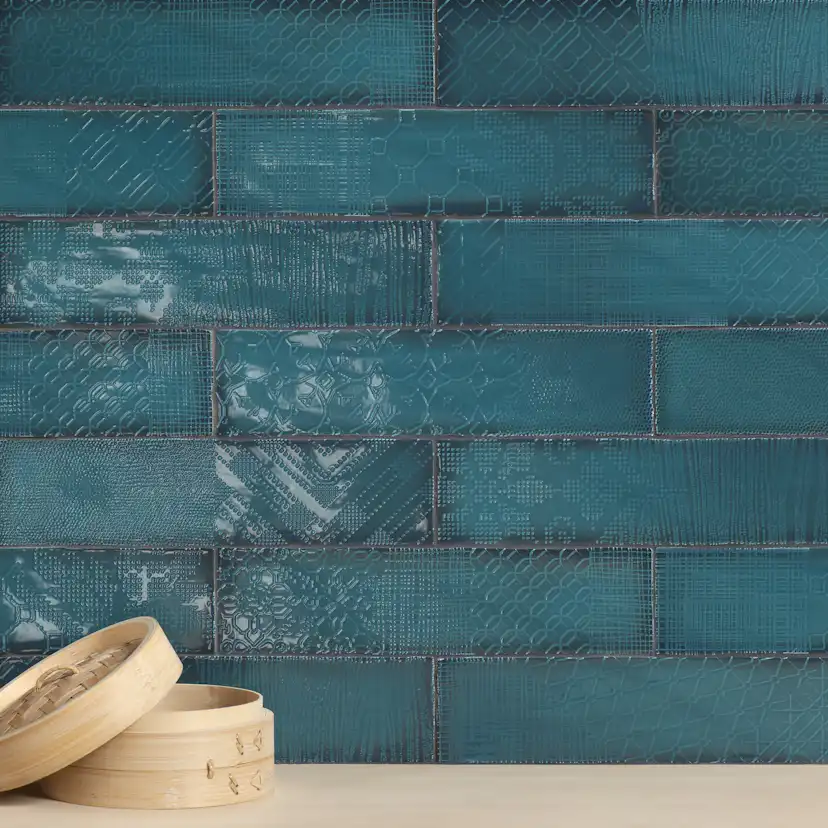 Kakel Tenfors Peronda Argila Pasadena Grön 7,5x30 cm