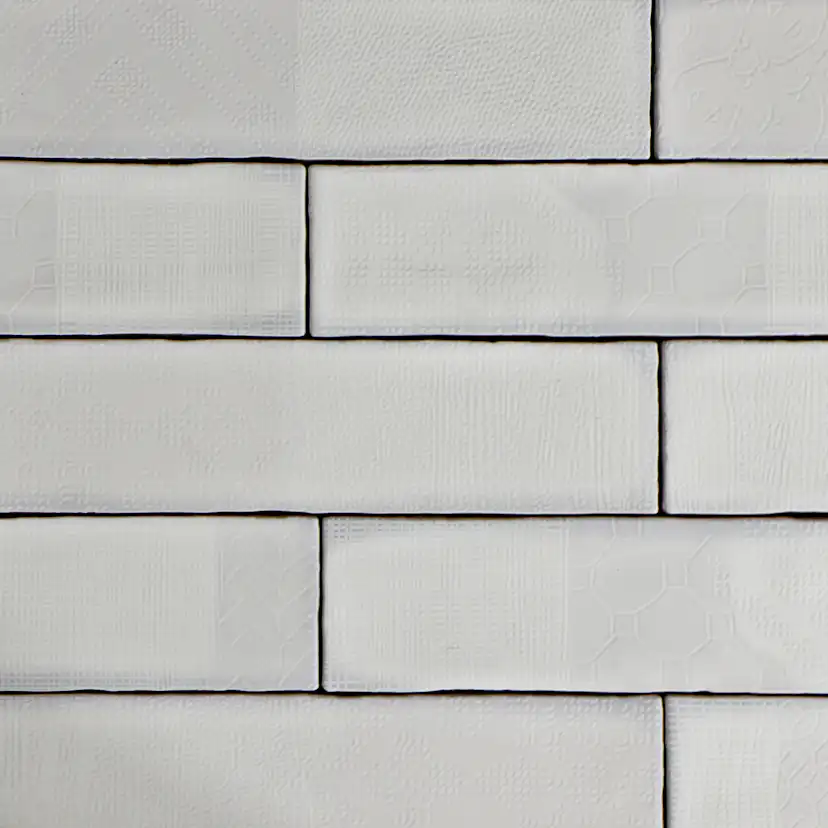 Kakel Tenfors Peronda Argila Pasadena Vit 7,5x30 cm