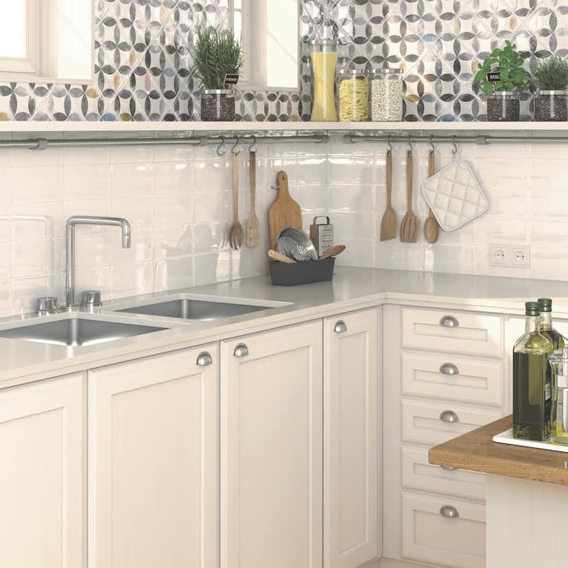 Kakel Tenfors Etnia Blanco 10x20 cm