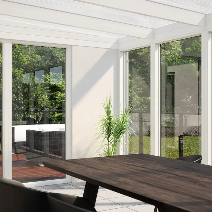 Kanalplast Plastmo TwinLite Klar Komplett Tak 16 mm