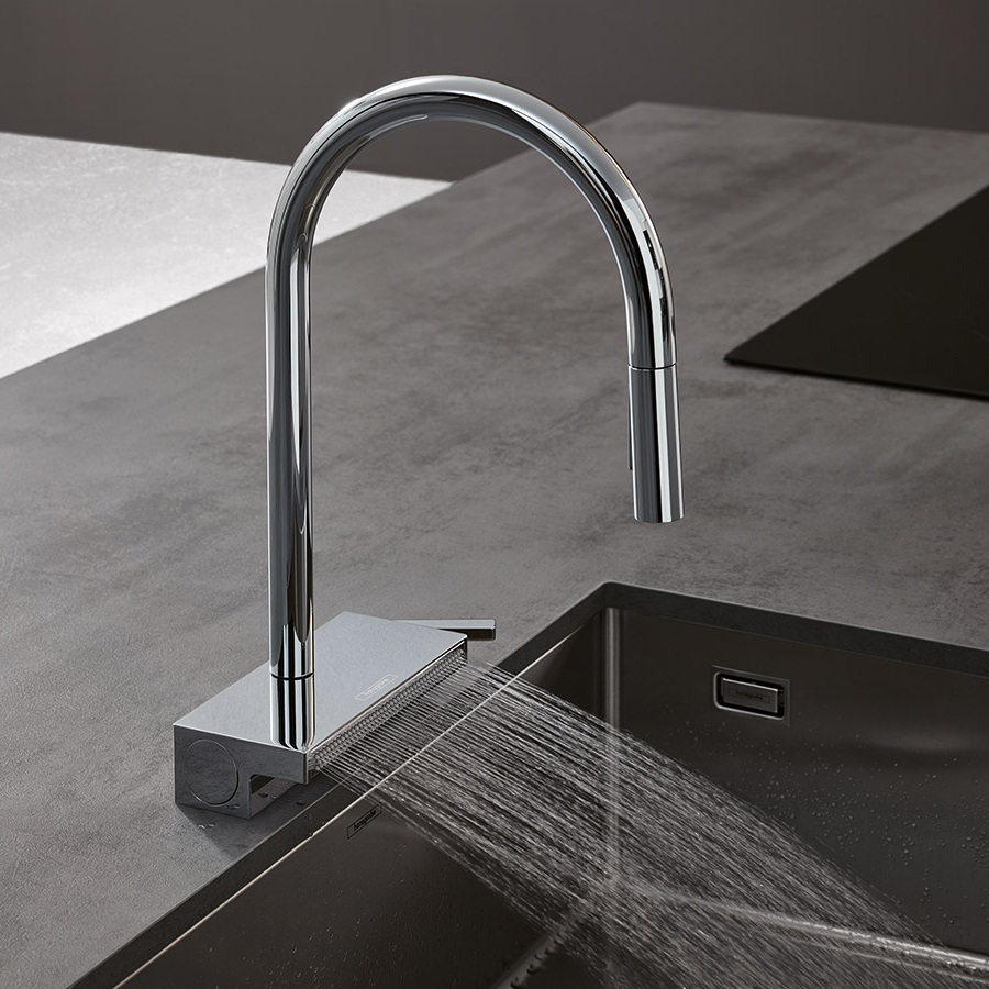 Köksblandare Hansgrohe Aquno Select M81 170 3-jet med Utdragbar pip