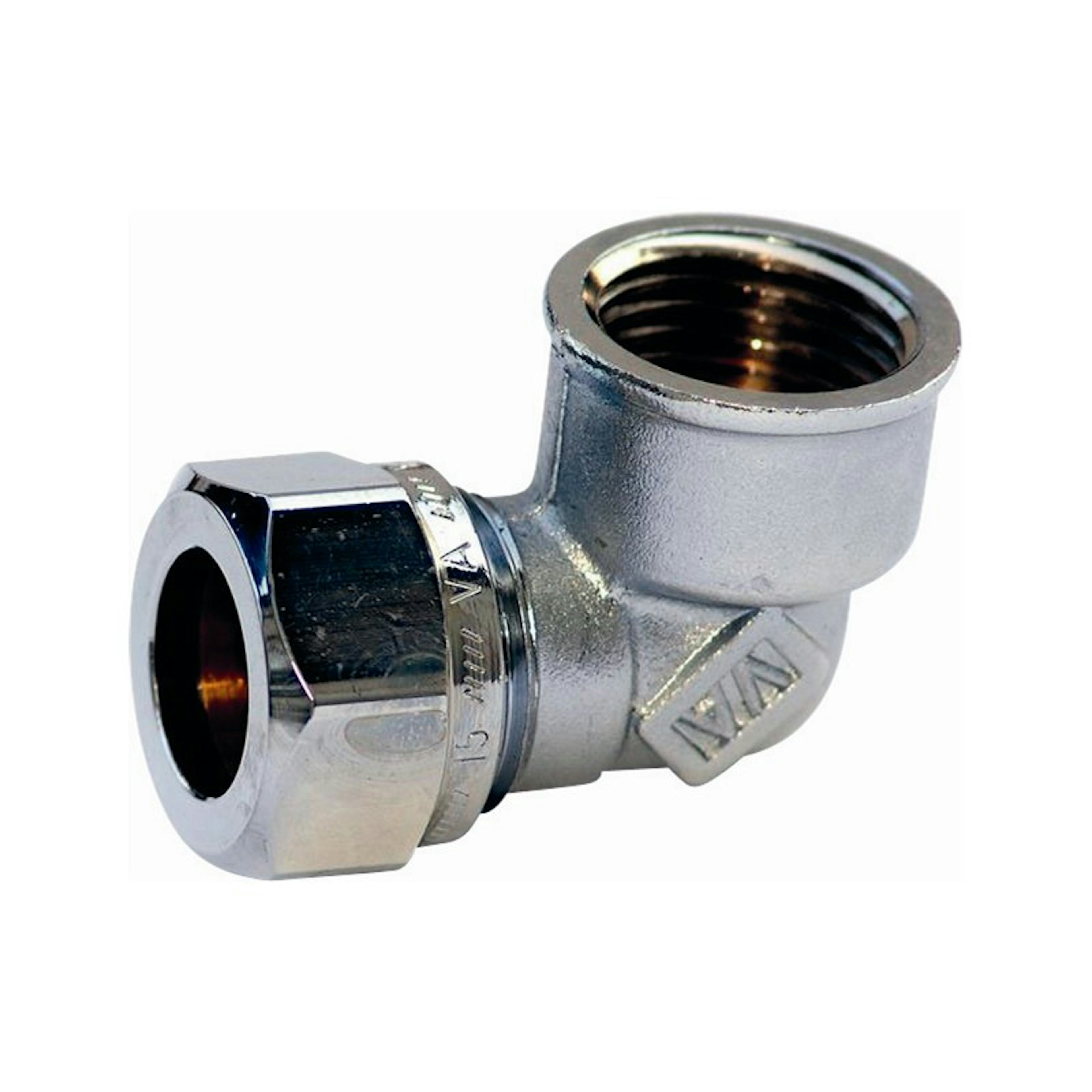 Klämringskoppling Vatette 1147 Vinkel Invändig Förkromad