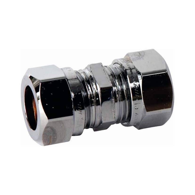 Klämringskoppling Vatette Rak Förkromad